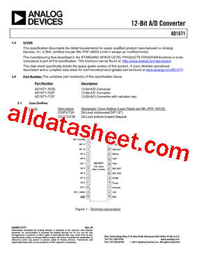 AD1671 Datasheet PDF - Analog Devices