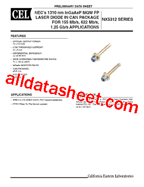 NX5312 Datasheet PDF - California Eastern Labs