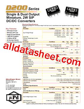 D221 Datasheet PDF - List of Unclassifed Manufacturers