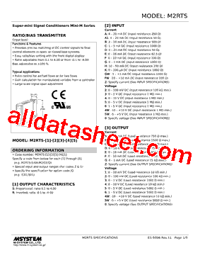 M2RTS-R-BD-R2/CE Datasheet PDF - M-System Co.,Ltd.