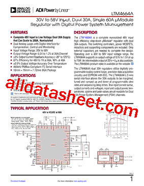 LTM4650 Datasheet PDF - Analog Devices