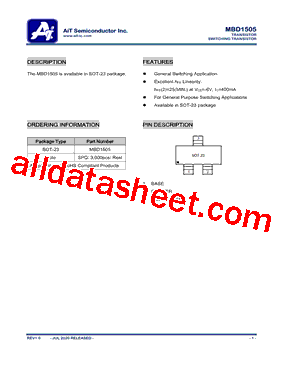 MBD1505 Datasheet PDF - AiT Semiconductor Inc.