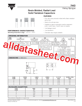 790D Datasheet PDF - Vishay Siliconix