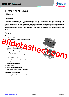 IM523-X6A Datasheet PDF - Infineon Technologies AG