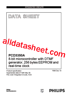 PCD3350A Datasheet PDF - NXP Semiconductors