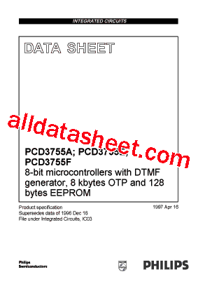 PCD3755AH Datasheet PDF - NXP Semiconductors