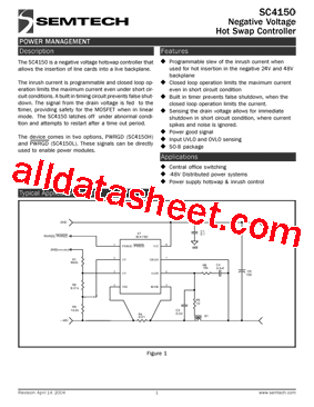 SC4150HISTRT Datasheet PDF - Semtech Corporation