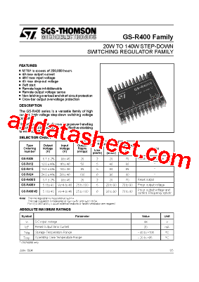 GS-R424 Datasheet PDF - STMicroelectronics