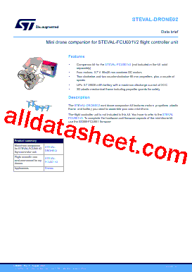 STEVAL-FCU001V2 Datasheet PDF - STMicroelectronics