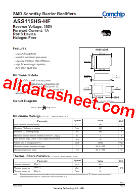 ASS115HS-HF Datasheet PDF - Comchip Technology