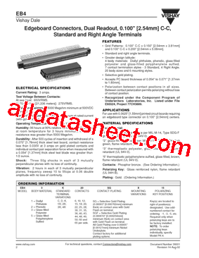 EB412R60 Datasheet PDF - Vishay Siliconix