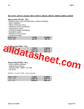 ABC20 Datasheet PDF - List of Unclassifed Manufacturers