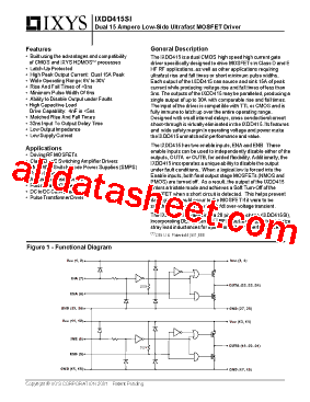 IXDD415 Datasheet PDF - IXYS Corporation